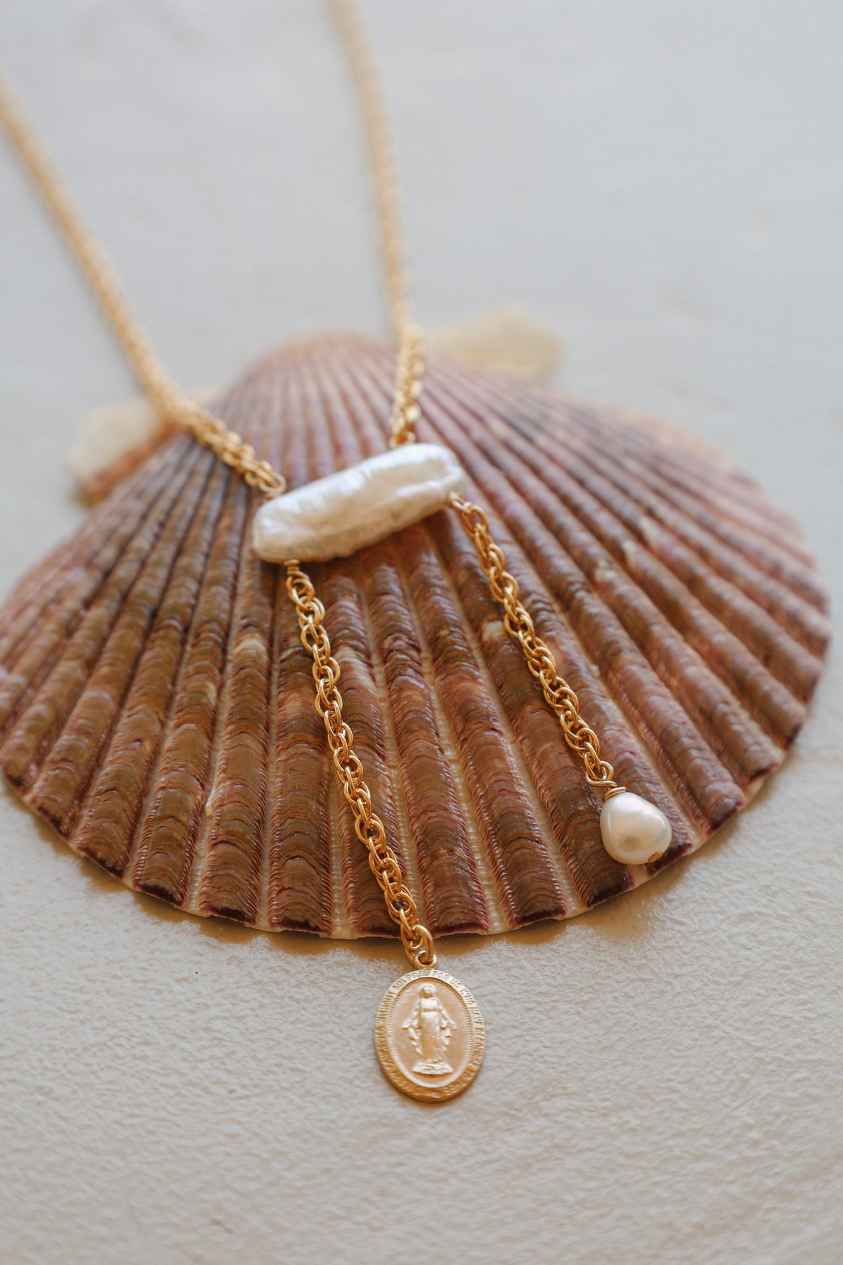 Juliettes Miraculous Medal necklace
