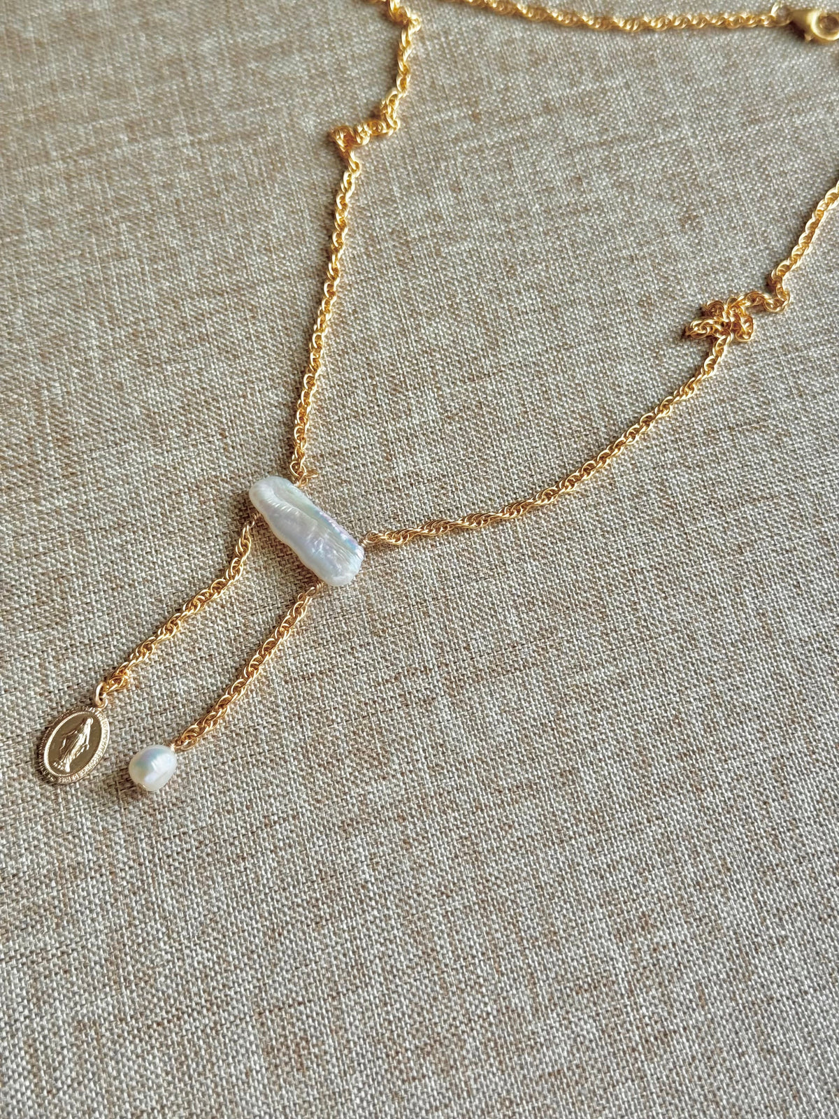 Juliettes Miraculous Medal necklace