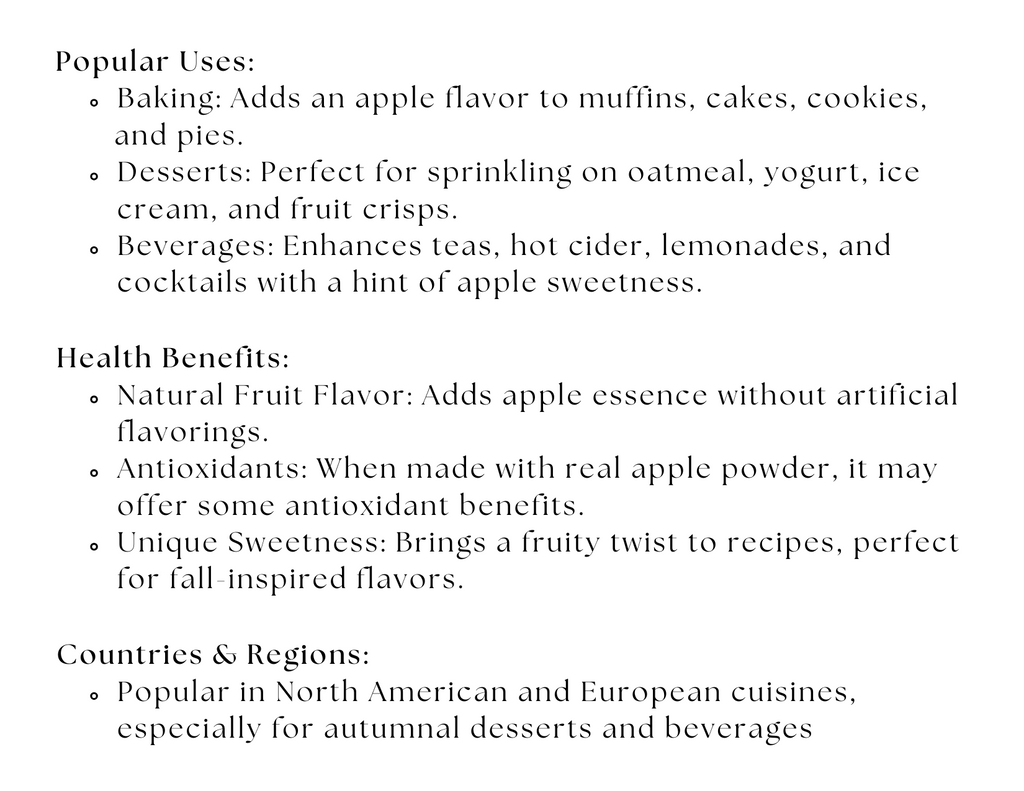 Apple Sugar