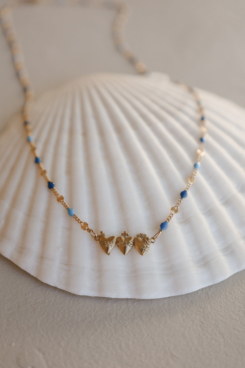 Holy Family Hearts® Blue Tiny Version