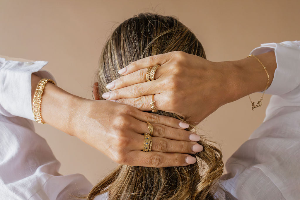 Marielle | Gold Vermeil & Sapphire