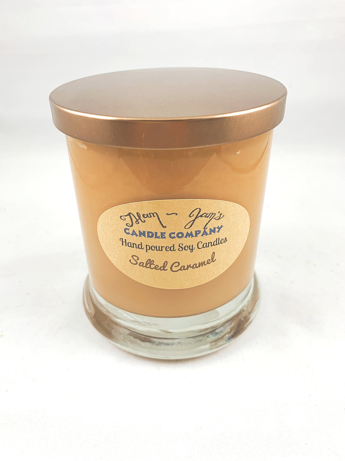Salted Caramel Soy Candle – Sweet & Decadent Scent | Mam Jam’s