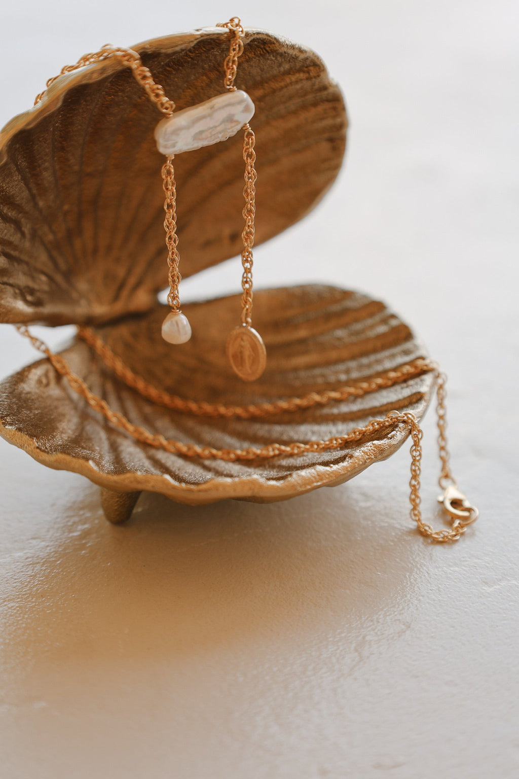 Juliettes Miraculous Medal necklace