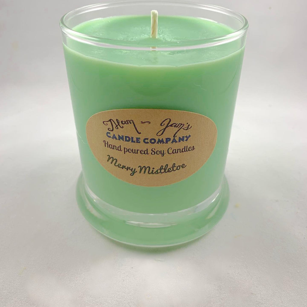 Merry Mistletoe Soy Candle – Fresh & Festive Holiday Scent | Mam Jam’s