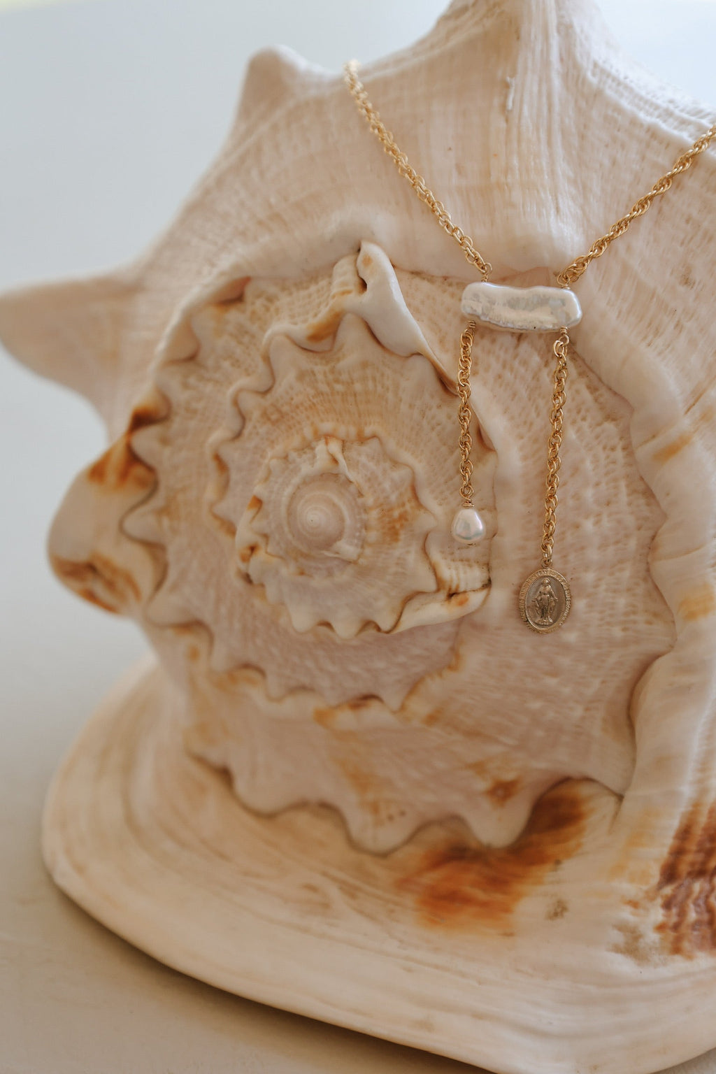 Juliettes Miraculous Medal necklace