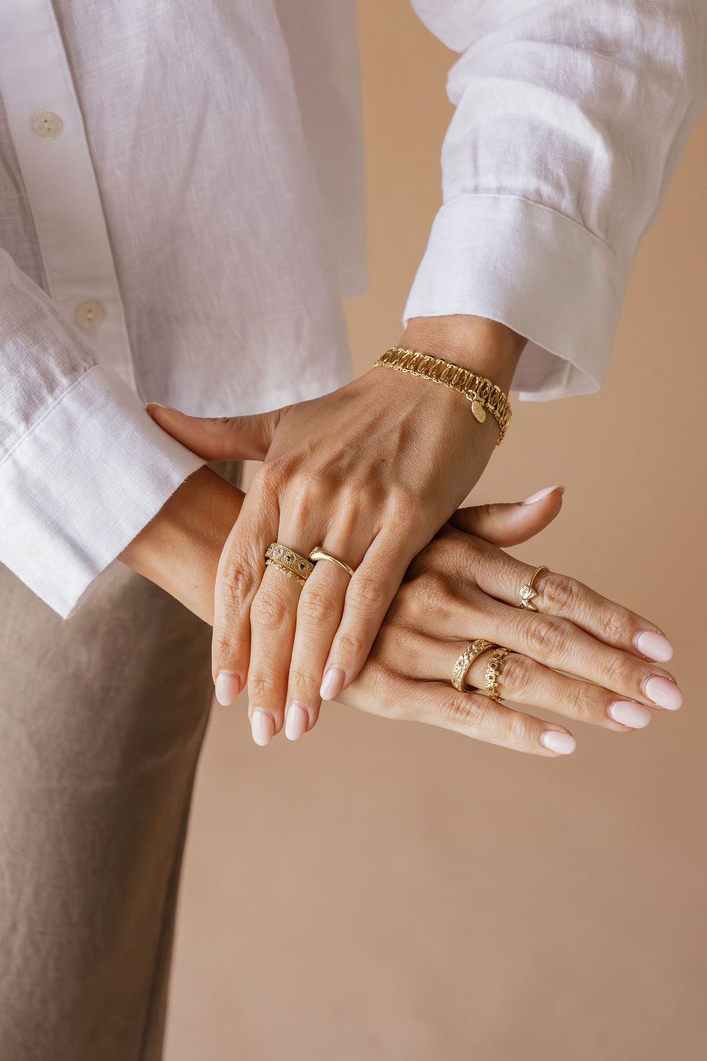 Marielle | Gold Vermeil & Sapphire