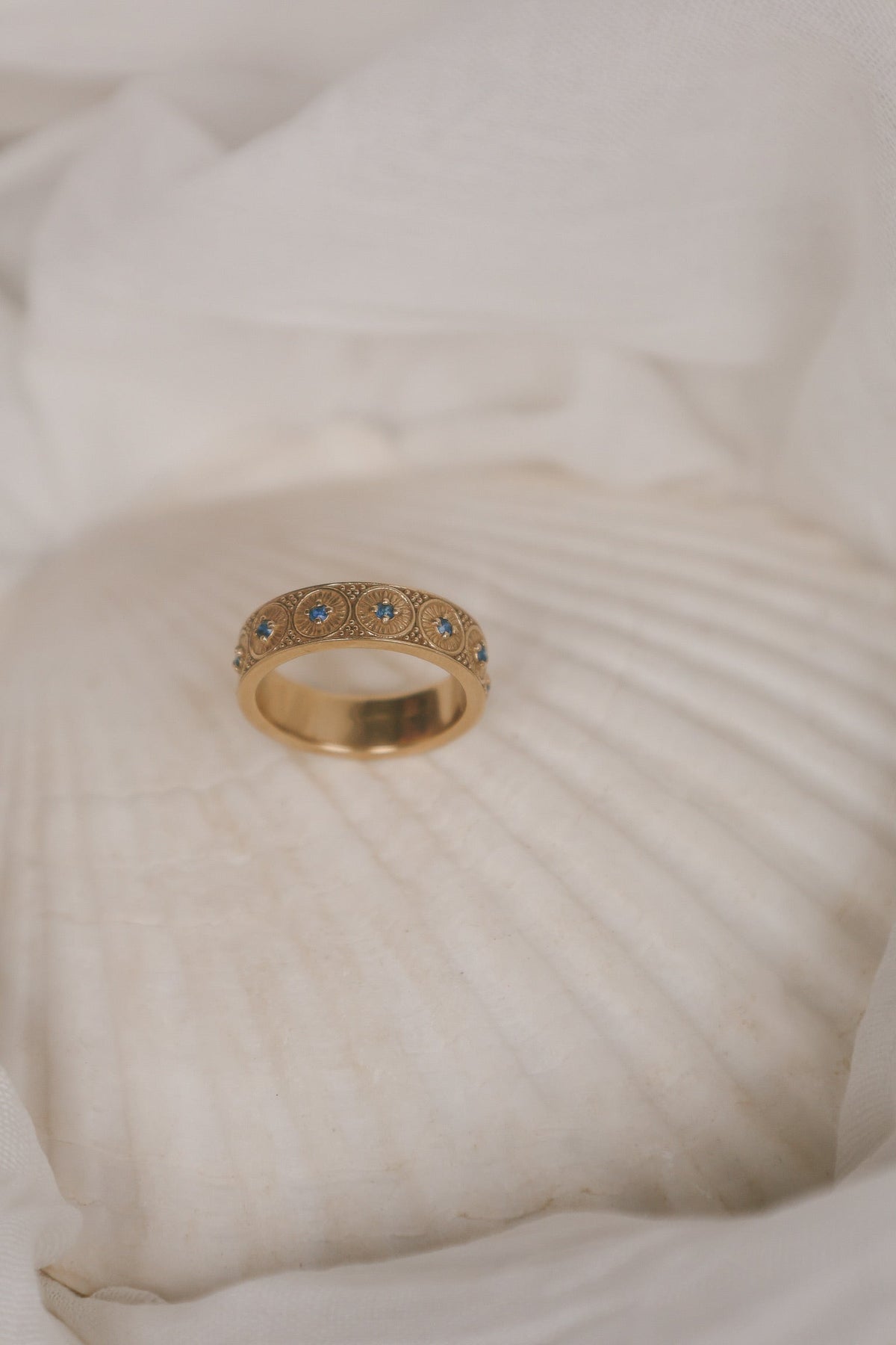 Marielle | Gold Vermeil & Sapphire