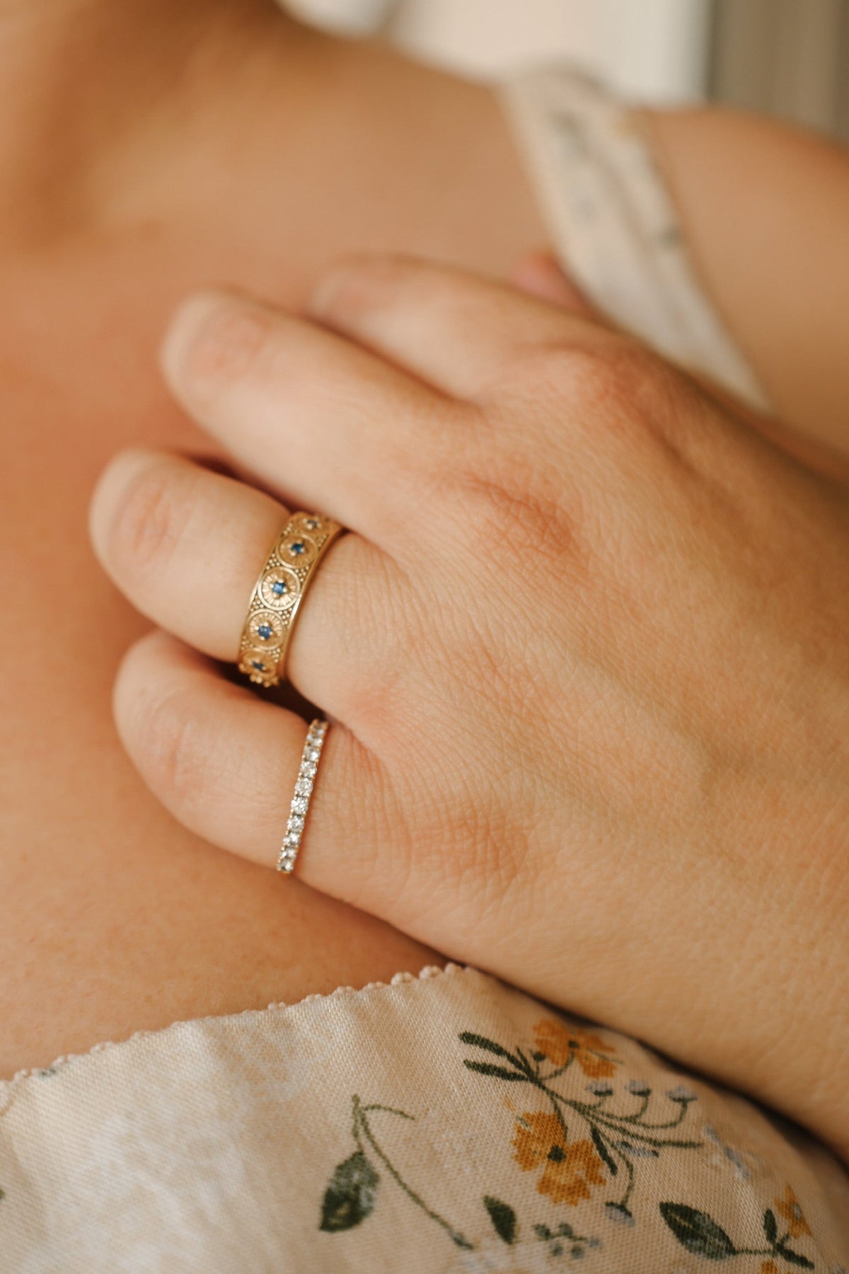 Marielle | Gold Vermeil & Sapphire