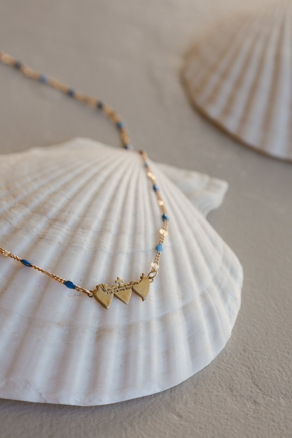 Holy Family Hearts® Blue Tiny Version
