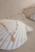 Celestial Blue Miraculous Medal Necklace
