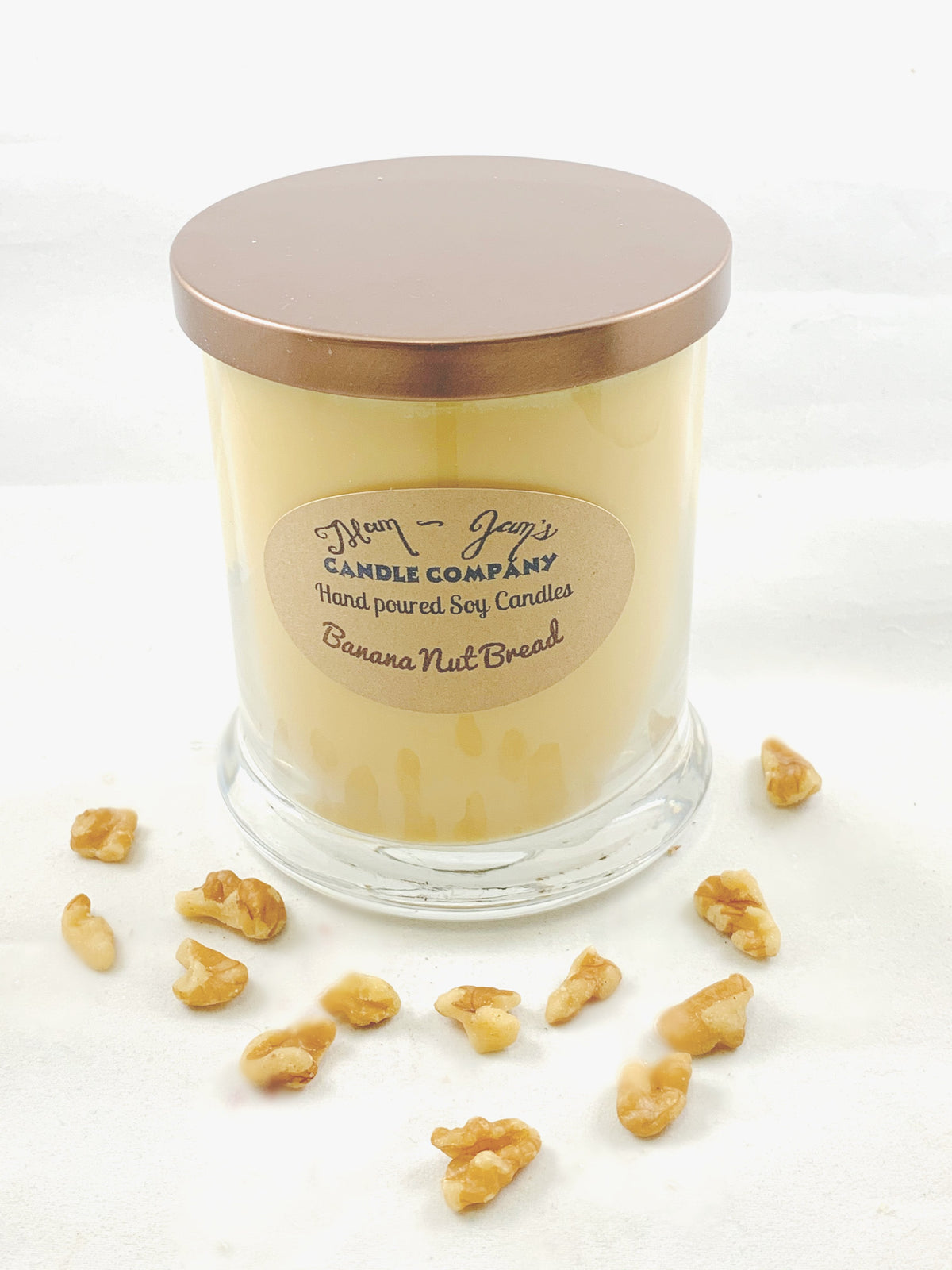 Banana Nut Bread Soy Candle – Sweet & Cozy Scent | Mam Jam’s