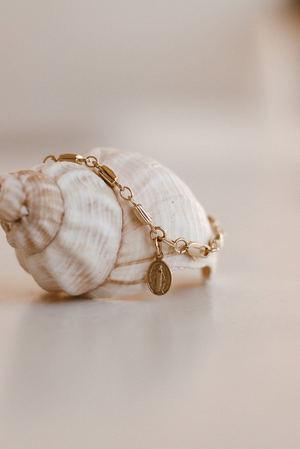 Opal Miraculous Medal Bracelet