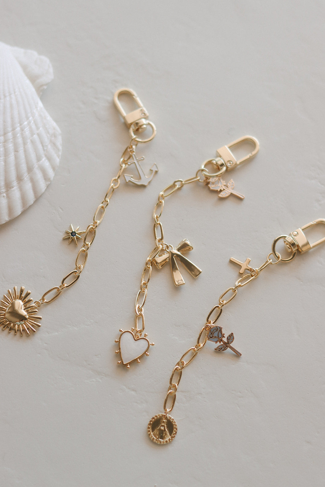 With Love Charm Chain
