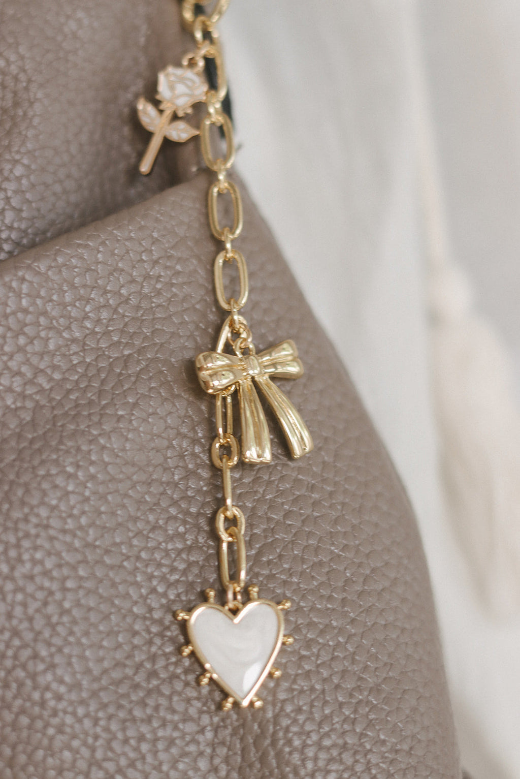 With Love Charm Chain
