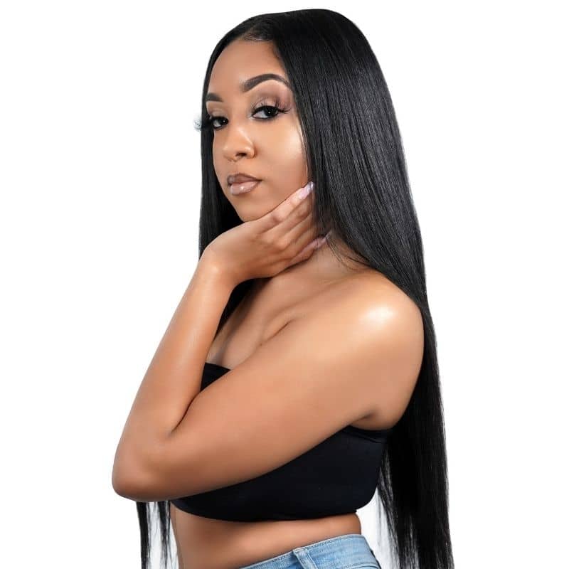 Straight U Part 100% Human Hair Wig